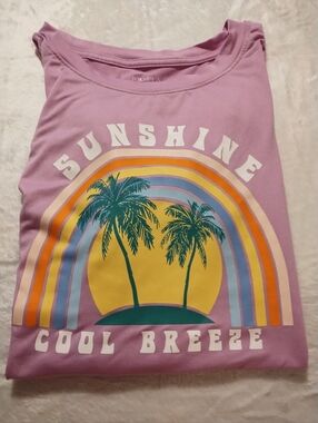 🇺🇸 Clearance 🇺🇸Joyspun Lilac 'Sunshine Cool Breeze' Graphic Tee